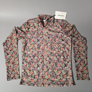 Henrik Vibskov stretch mesh long sleeve turtleneck. Size XL fits like L